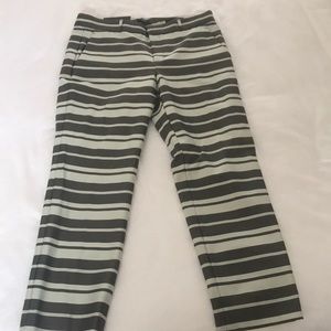 Banana Republic Avery Pants w/Horizontal Stripes.